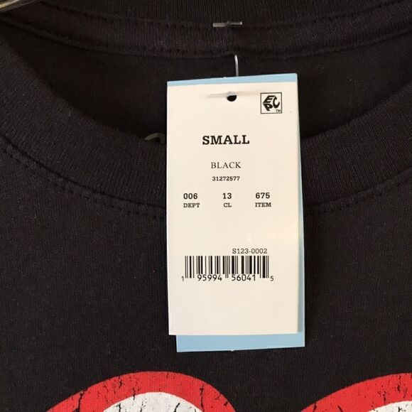 NEW The Rolling Stones Black Tee Shirt - Picture 3 of 5